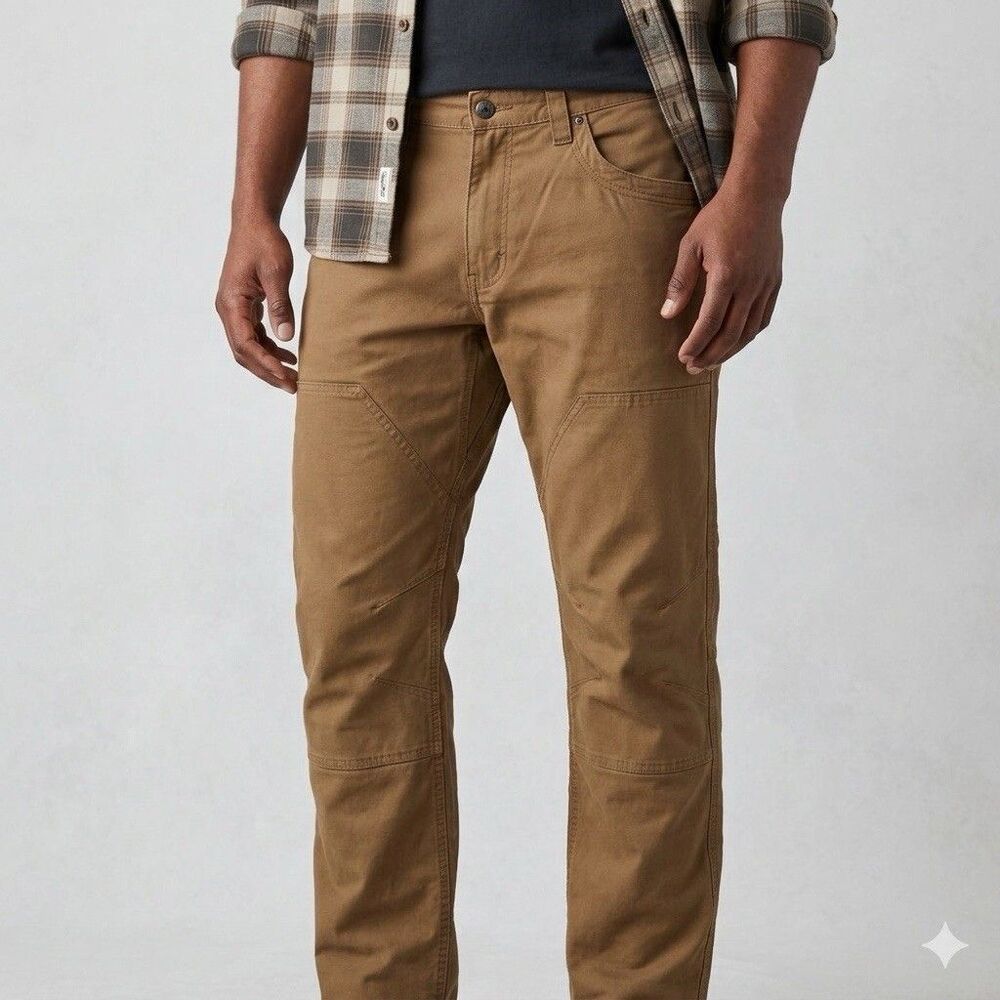 Mountain Khakis Mens 35x32 Classic Fit Canyon Twill Cargo Hiking Work Pants